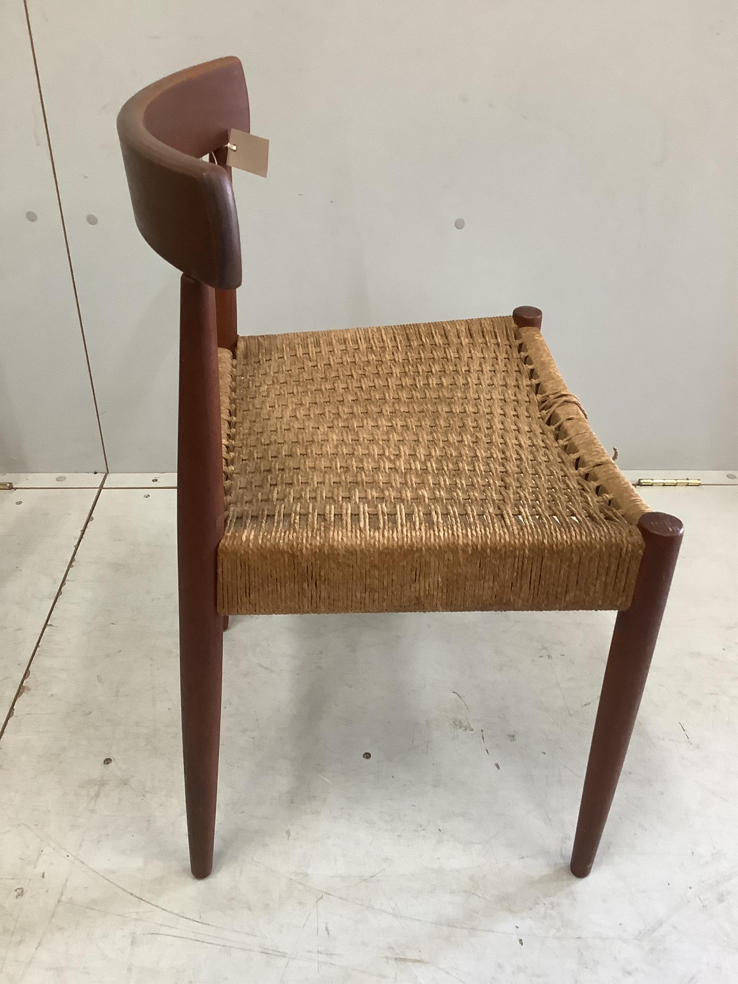 Arne Hovnand Olsen for Mogens Kold, a set of six dining chairs, width 48cm, depth 40cm, height 73cm
